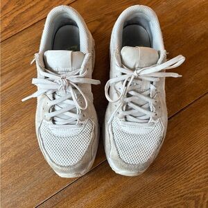 Women's neutral beige Nike Air Max’s